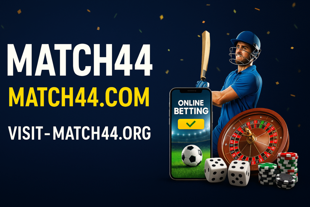 Match44 Betting – India’s Trusted Platform for Cricket & Casino (2025)